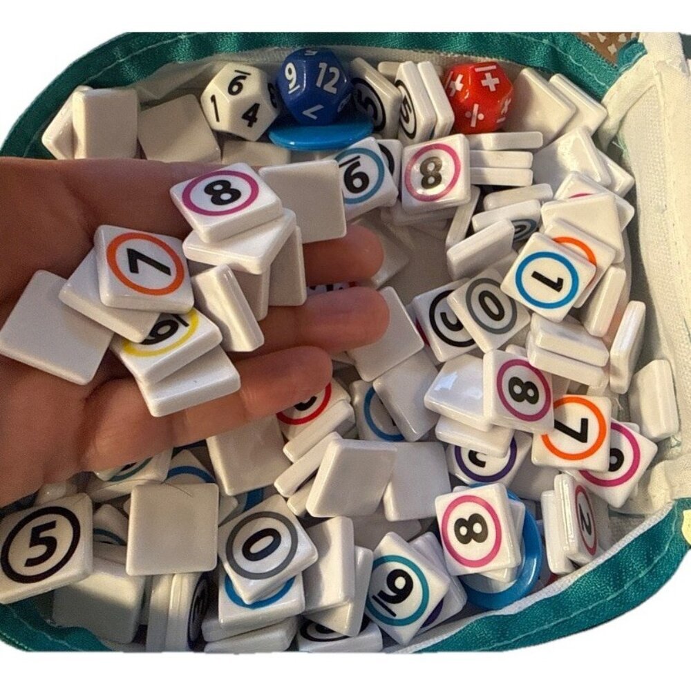 Numbalee Fast Paced Number Tile Games 13 Games Ages 6+ Carrying Case - Picture 8 of 8